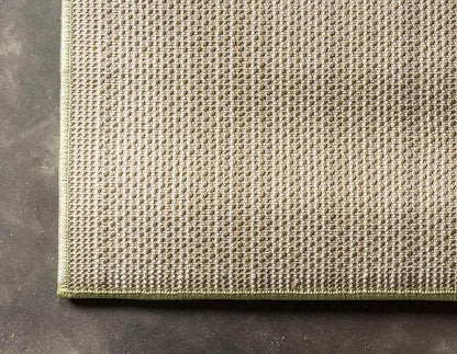 Unique Loom Solo Collection Area Rug - Calabasas (2' 2" x 13' Runner, Light Green)
