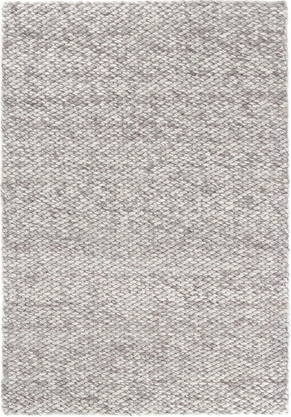 Dash and Albert Loggia Grey Handwoven Wool Rug, Runner-2.5 X 8 Feet, Grey Solid Pattern - Premium Luxury Hotel Quality Soft Breathable Hypoallergenic Machine Washable Easy Care All Season