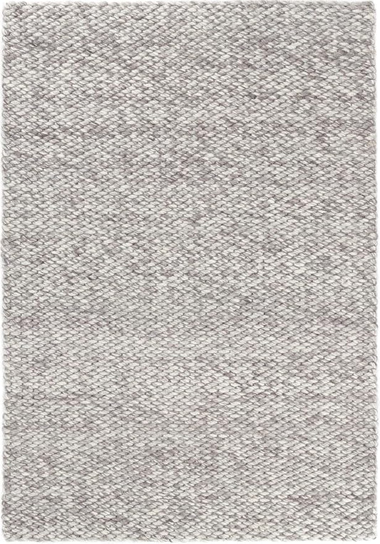 Dash and Albert Loggia Grey Handwoven Wool Rug, Runner-2.5 X 8 Feet, Grey Solid Pattern - Premium Luxury Hotel Quality Soft Breathable Hypoallergenic Machine Washable Easy Care All Season
