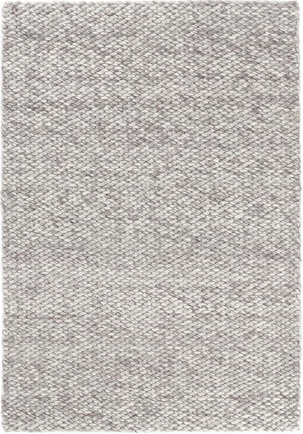 Dash and Albert Loggia Grey Handwoven Wool Rug, 9 X 12 Feet, Grey Solid Pattern - Premium Luxury Hotel Quality Soft Breathable Hypoallergenic Machine Washable Easy Care All Season Comfortable