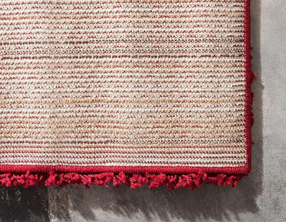 Unique Loom Solid Shag Collection Area Rug (2' 2" x 3' 1" Rectangle, Cherry Red)