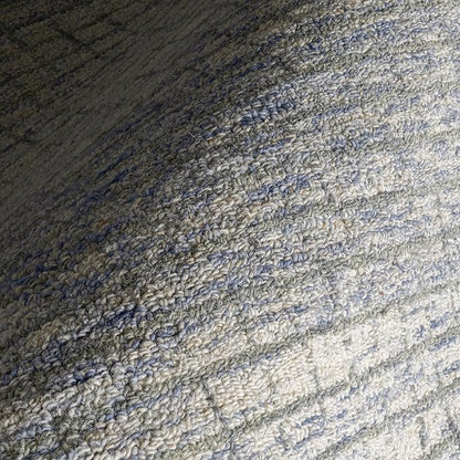Rugs USA Melrose Light Blue/Ivory, 6' x 9', Handmade, Wool & Cotton, Soft and Cozy, High Traffic, Stain Resistant, Easy Clean, Durable Area Rug for Bedroom, Living Room, Dining Space, Den, Entryway