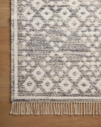 Loloi Angela Rose Rivers Collection RIV-01 Denim/Ivory 2'-6" x 7'-6" Reversible Runner Rug