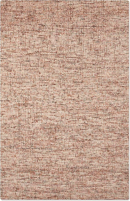 Hand Tufted Wool ECO-Friendly Area Rugs - 4'x6', Rectangle Shape, Light Brown, Solid Plain Design, High Pile Handmade Anti Skid Area Rugs for Living Room, Bed Room (KWC111)