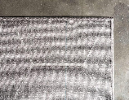 Unique Loom Trellis Frieze Collection Area Rug - Geometric (2' 2" x 3' 1" Rectangle Light Gray/Ivory)