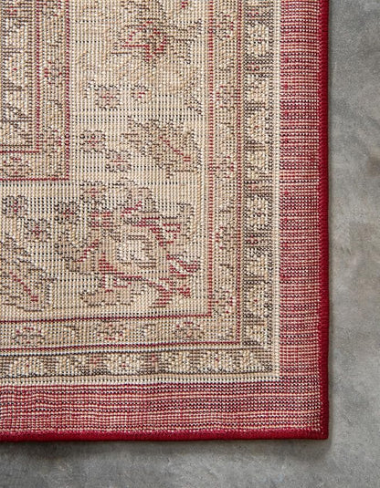 Unique Loom Sialk Hill Collection Area Rug - Washington (3' 3" x 5' 3" Rectangle Burgundy/Cream)