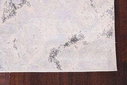 Abstract Transitional Turkish Oriental Rug 3x8