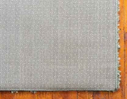 Unique Loom Davos Shag Collection Area Rug - Solid (4' 1" x 6' 1" Rectangle, Sage)