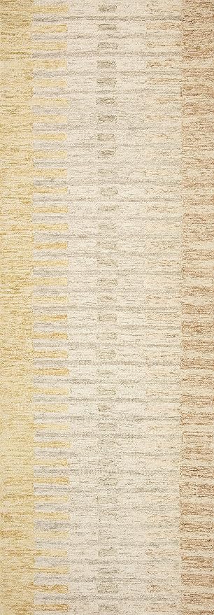 Loloi Chris Loves Julia Chris Collection CHR-01 Dove/Santa Fe 3'-6'' x 5'-6'', .50" Pile Height, Accent Rug