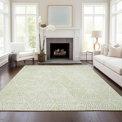 Addison Rugs Chantille ACN591 Aloe 5' x 7'6" Indoor Outdoor Area Rug, Easy Clean, Machine Washable, Non Shedding, Bedroom, Living Room, Dining Room, Kitchen, Patio Rug