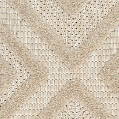 Nourison Home Versatile Cream 2' x 4' Area Rug - Easy Clean, Non Shedding, Bed Room, Living Room, Dining Room, Kitchen (2' x 4')