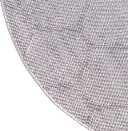Rugs.com Lattice Frieze Collection Rug – 8' x 10' Oval Ivory Medium Rug Perfect for Living Rooms, Large Dining Rooms, Open Floorplans