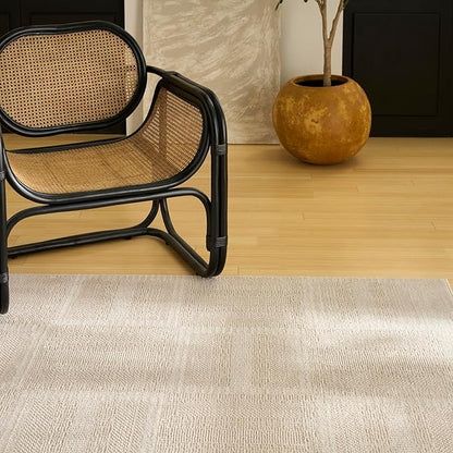Nourison Home Nordic Taupe 5' x 7' Area Rug - Easy Clean, Non Shedding, Bed Room, Living Room, Dining Room, Kitchen (5' x 7')