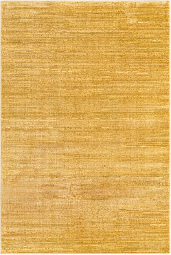 Unique Loom Finsbury Collection Area Rug - Kate (6' 1" x 9' Rectangle, Yellow)