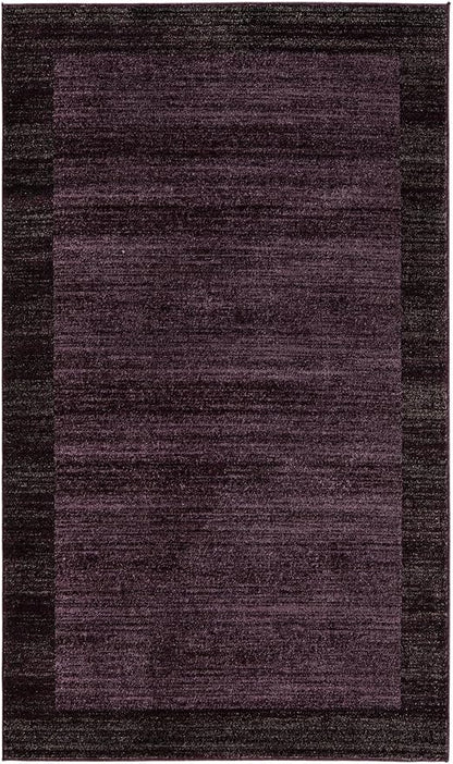 Rugs.com Angelica Collection Rug – 5' x 8' Violet Medium Rug Perfect for Bedrooms, Dining Rooms, Living Rooms