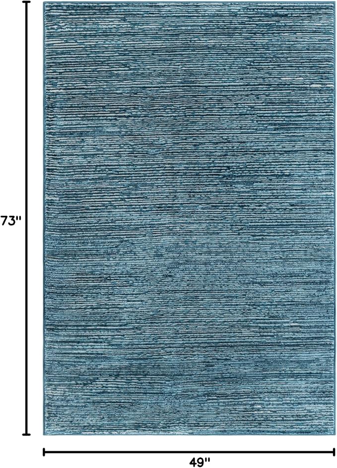 Unique Loom Finsbury Collection Area Rug - Kate (4' 1" x 6' 1" Rectangle, Blue)