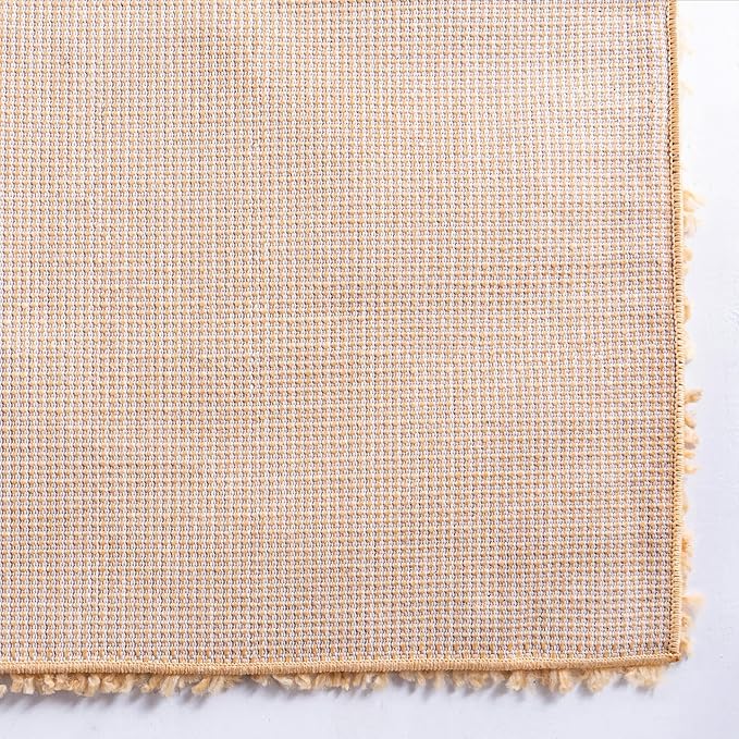 Unique Loom Davos Shag Collection Area Rug - Solid (10' x 14' 1" Rectangle, Sun Yellow)