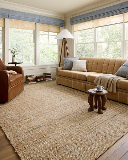 Loloi Chris Loves Julia Judy Collection JUD-01 Natural/Cream 9'-3" x 13' Area Rug