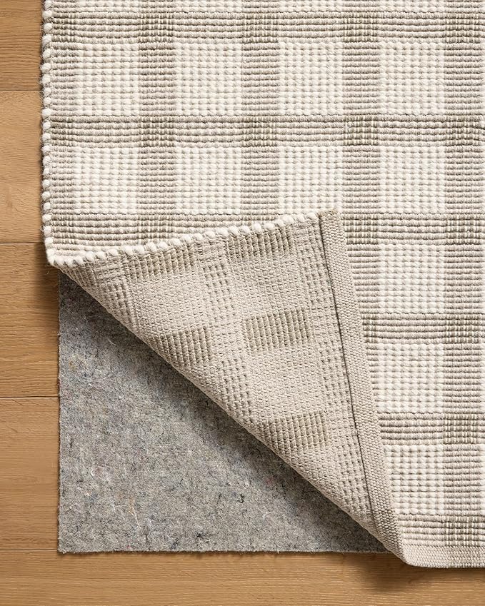 Loloi Magnolia Home by Joanna Gaines Ryder Collection RYD-02 Stone/Ivory 9'-3" x 13' Area Rug