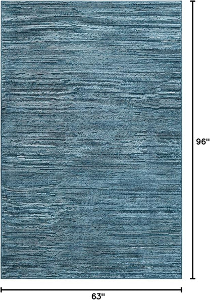 Unique Loom Finsbury Collection Area Rug - Kate (5' 3" x 8' Rectangle, Blue)