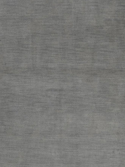 Hand Knotted Loom Wool ECO-Friendly Area Rugs - 8'x8', Octagon, Light Blue Color, Solid Plain Design, High Pile Handmade Anti Skid Area Rugs for Living Room, Bed Room (L00111)