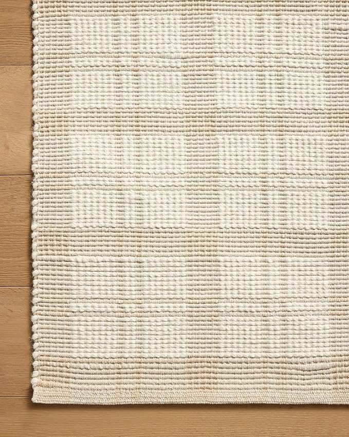 Loloi Magnolia Home by Joanna Gaines Ryder Collection RYD-01 Beige/Ivory 9'-3" x 13' Area Rug
