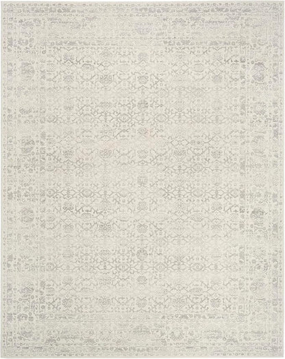 Nourison Home Grace Grey 7'10" x 9'10" Area Rug - Easy Clean, Non Shedding, Bed Room, Living Room, Dining Room, Kitchen (8' x 10')