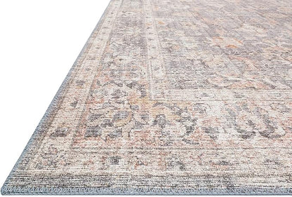 Loloi Skye Collection SKY-01 Grey/Apricot 2'-0" x 5'-0" Accent Rug