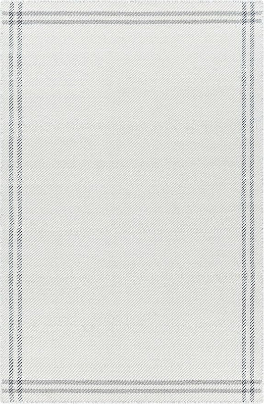 Mark&Day Wool Rugs, 9x12 Janmichael Cottage Light Silver/Charcoal Area Rug, Silver Grey Carpet for Living Room, Bedroom or Kitchen (8'10" x 12')