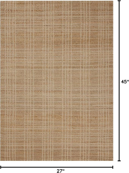 Loloi Chris Loves Julia Judy Collection JUD-01 Natural/Cream 2'-3" x 3'-9" Accent Rug
