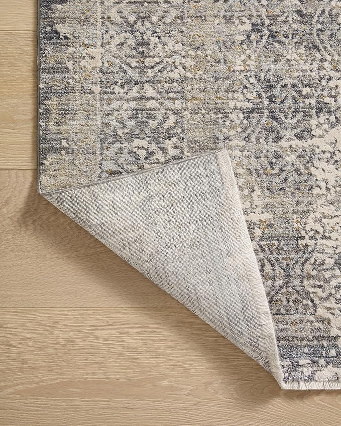 Loloi Amber Lewis Alie Collection ALE-04 Sky/Stone 2'-3'' x 3'-10'', .13'' Pile Height, Accent Rug