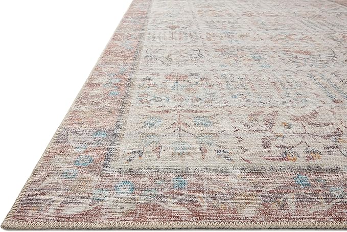 Loloi Rifle Paper Co. Maison Collection MAO-08 Cream 2'-6" x 7'-6", .19" Pile Height, Runner Rug