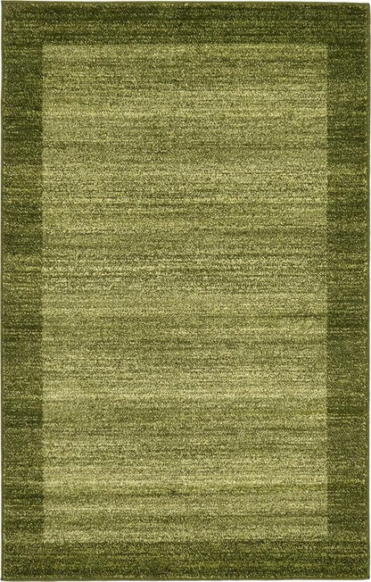 Rugs.com Angelica Collection Rug – 3' x 5' Light Green Medium Rug Perfect for Entryways, Kitchens, Breakfast Nooks, Accent Pieces