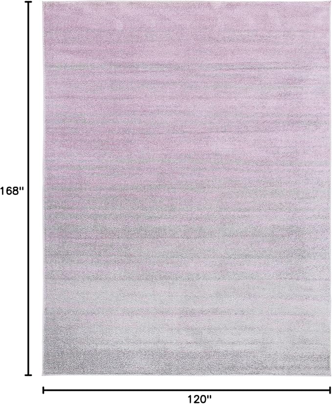 SAFAVIEH Area Rug 10x14 - Adirondack Collection - Large - Purple & Green, Modern Ombre Design, Non Shedding & Easy to Clean, Ideal for Living Room, Bedroom, Office, Dining Space (ADR113V)