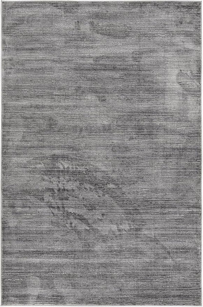 Unique Loom Finsbury Collection Area Rug - Kate (5' 3" x 8' Rectangle, Gray/ Ivory)
