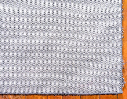 Unique Loom Davos Shag Collection Area Rug - Solid (2' 7" x 16' 5" Runner, Peppercorn)