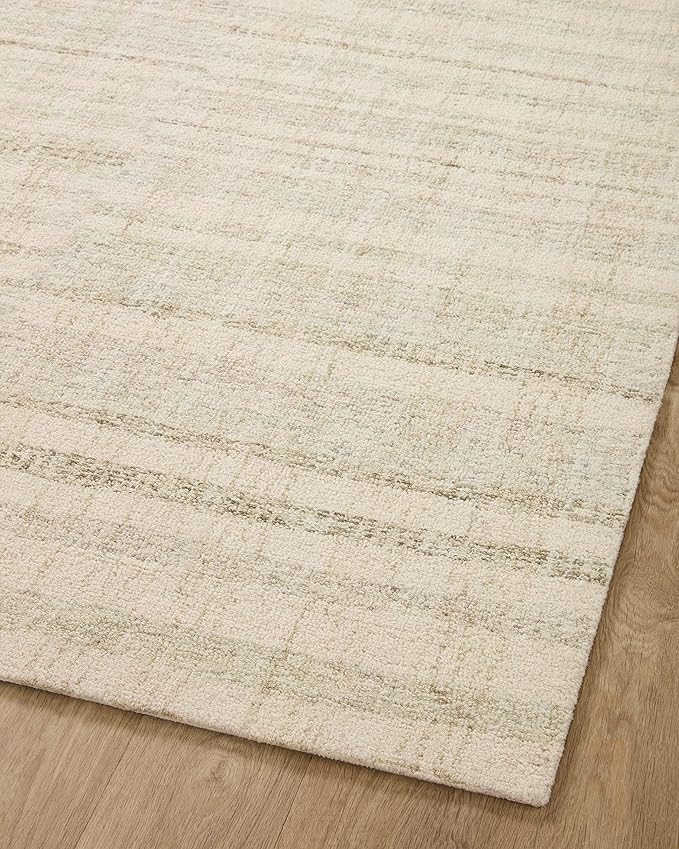 Loloi Chris Loves Julia Chris Collection CHR-02 Natural/Sage 8'-6'' x 11'-6'', .50" Pile Height, Area Rug
