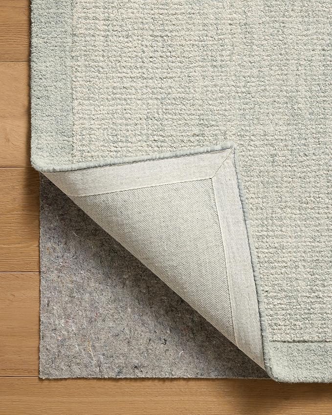 Loloi Magnolia Home by Joanna Gaines Henley Collection HNY-01 Ivory/Spa 2'-6" x 9'-6" Runner Rug