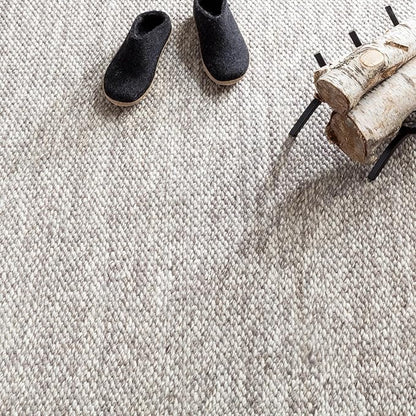 Dash and Albert Loggia Grey Handwoven Wool Rug, Runner-2.5 X 8 Feet, Grey Solid Pattern - Premium Luxury Hotel Quality Soft Breathable Hypoallergenic Machine Washable Easy Care All Season