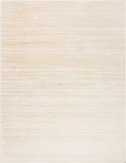 SAFAVIEH Area Rug 6x9 - Adirondack Collection - Champagne & Cream, Modern Ombre Design, Non Shedding & Easy to Clean, Ideal for Living Room, Bedroom, Office, Dining Space (ADR113W)