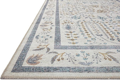 Loloi Rifle Paper Co. Maison Collection MAO-05 Wisteria Cream 2'-0" x 5'-0", .19" Pile Height, Accent Rug