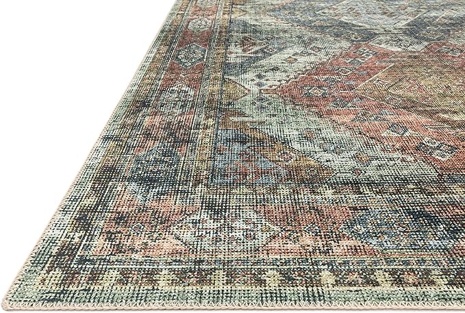 Loloi Skye Collection SKY-06 Apricot/Mist 2'-6" x 12'-0" Runner Rug