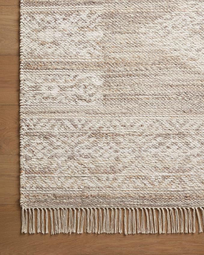 Loloi Angela Rose Rivers Collection RIV-05 Lilac/Ivory 5'-0" x 7'-6" Reversible Area Rug