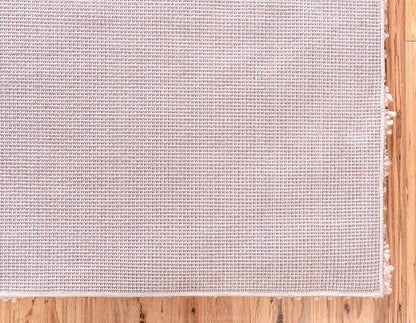 Unique Loom Davos Shag Collection Area Rug - Solid (2' 2" x 6' 7" Runner, Dusty Rose)
