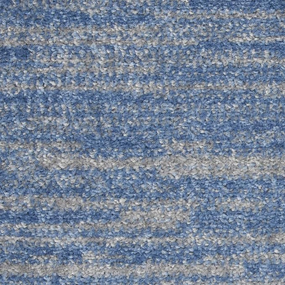 Nourison Home Nourison Essentials Blue Grey 3' x 5' Area Rug - Easy Clean, Non Shedding, Bed Room, Living Room, Dining Room, Kitchen (3' x 5')