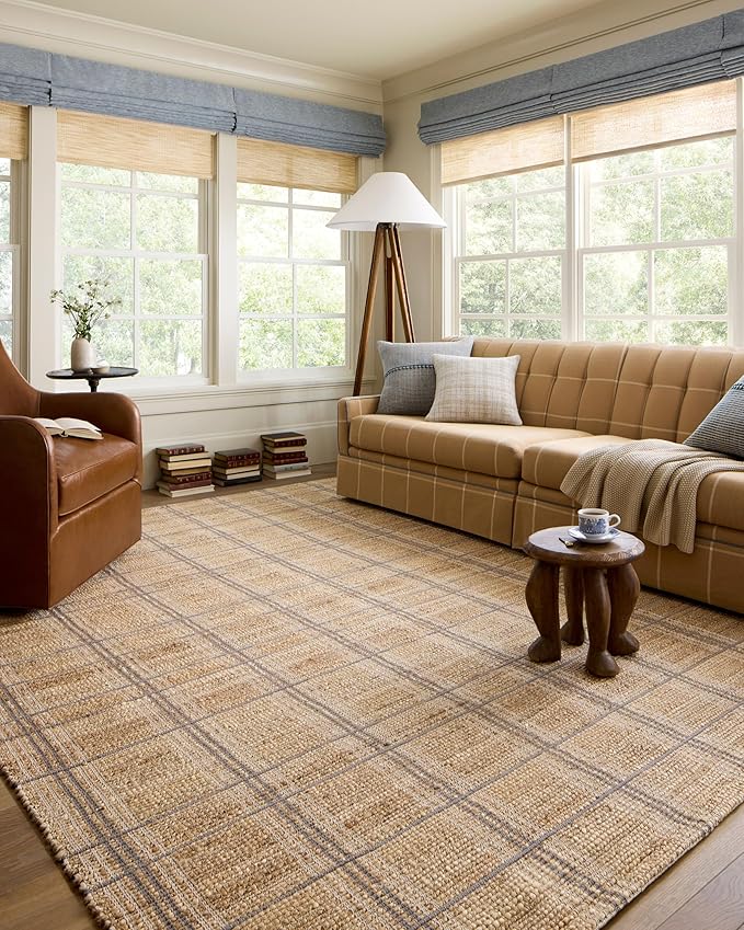 Loloi Chris Loves Julia Judy Collection JUD-02 Natural/Stone 2'-6" x 7'-6" Runner Rug
