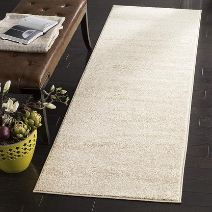SAFAVIEH Adirondack Collection Runner Rug - 2'6" x 22', Champagne & Cream, Modern Ombre Design, Non Shedding & Easy to Clean, Ideal for Hallway, Foyer, Kitchen, Entryway, Bedroom (ADR113W)