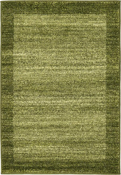 Rugs.com Angelica Collection Rug – 2' x 3' Light Green Medium Rug Perfect for Entryways, Kitchens, Breakfast Nooks, Accent Pieces