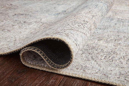 Loloi Loren Collection LQ-04 Silver/Slate 2'-3" x 3'-9" Accent Rug