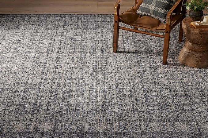 Loloi Amber Lewis Alie Collection ALE-03 Charcoal/Dove 11'-6'' x 15'-7'', .13'' Pile Height, Area Rug